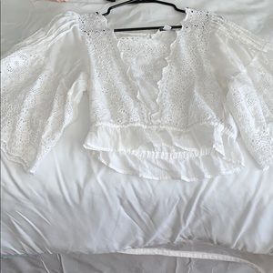 Lace/crochet crop top